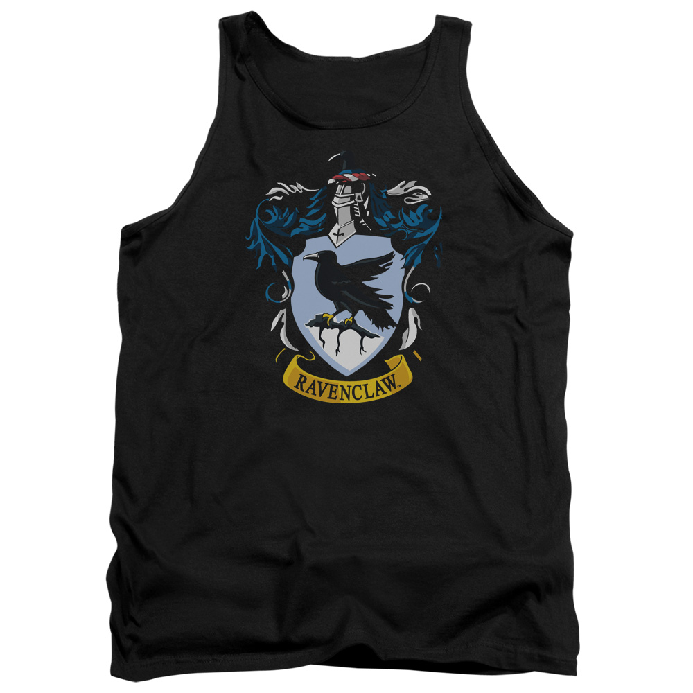 Harry Potter & Ravenclaw Crest-Adult Tank Top, Black - Medium