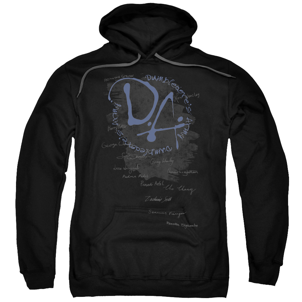 Harry Potter & Dumbledores Army-Adult Pull-Over Hoodie, Black - Extra Large