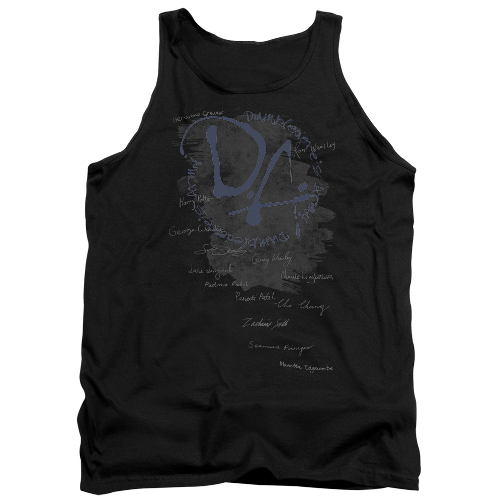 Harry Potter & Dumbledores Army-Adult Tank Top, Black - Medium