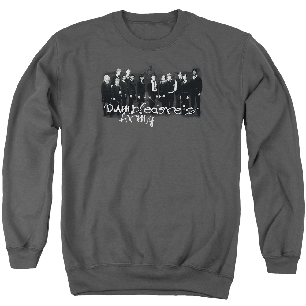 Harry Potter & The Order of Phoenix-DA Squad-Adult Crewneck Sweatshirt, Charcoal - Extra Large