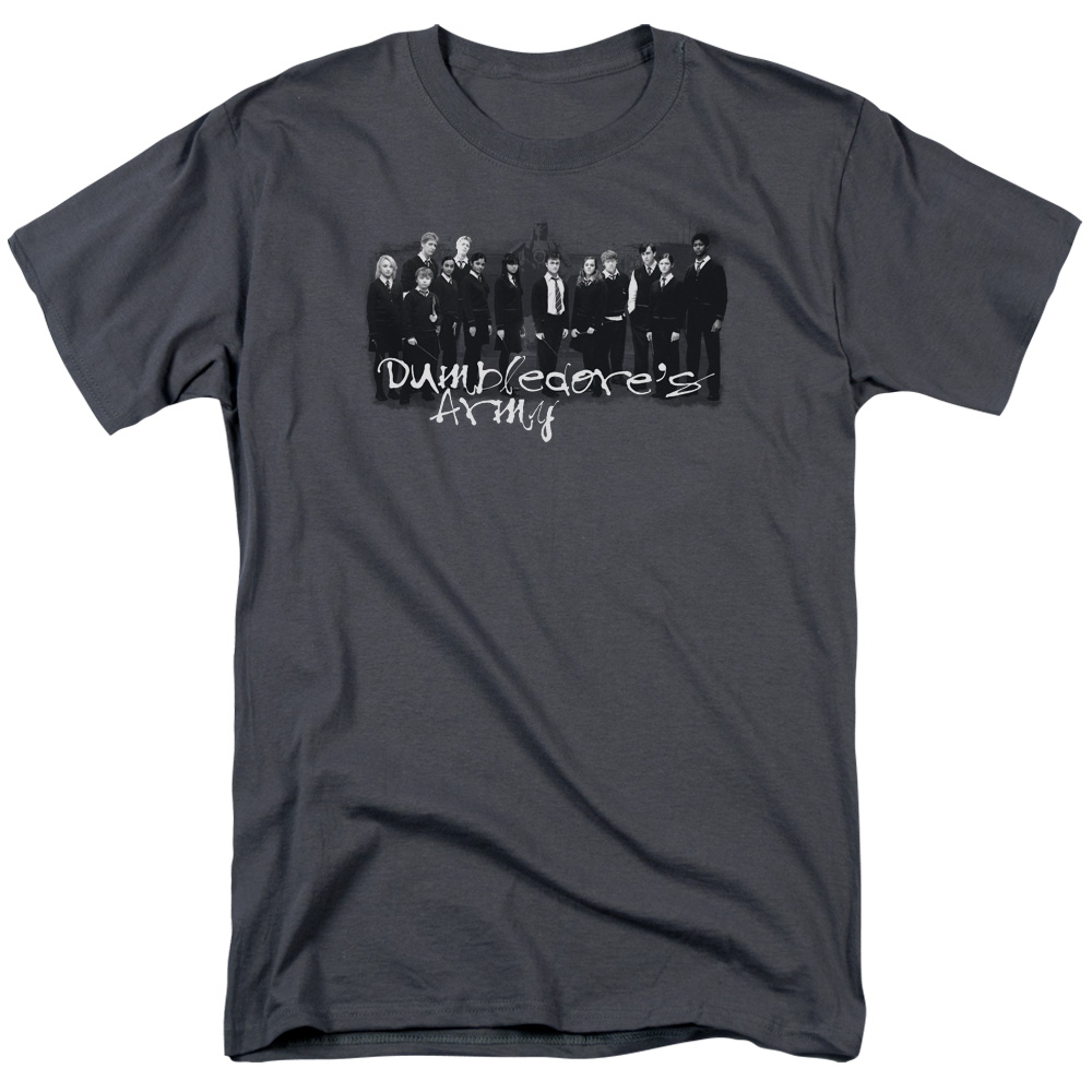 Harry Potter & The Order of Phoenix-DA Squad Short Sleeve Adult 18-1 T-Shirt, Charcoal - 3X