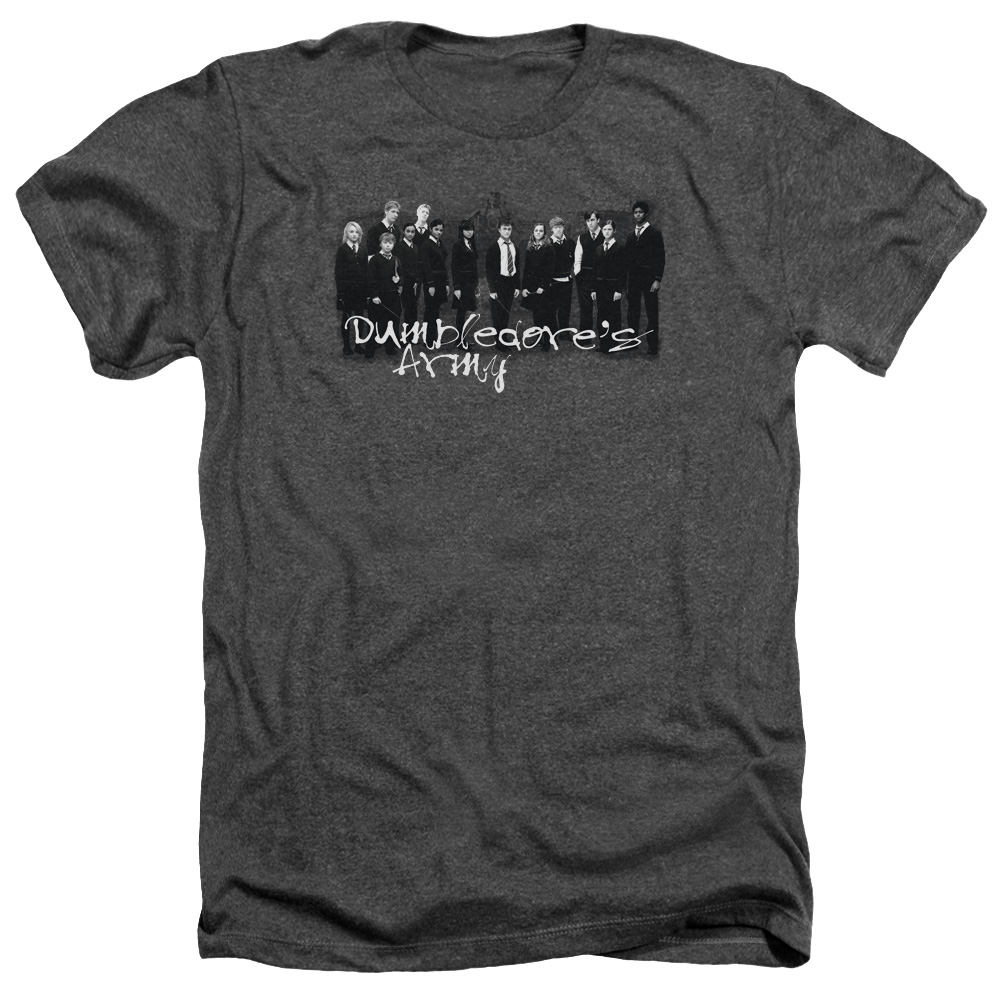 HP5004-HA-2 Harry Potter & The Order of Phoenix-DA Squad-Adult Heather T-Shirt, Charcoal - Medium
