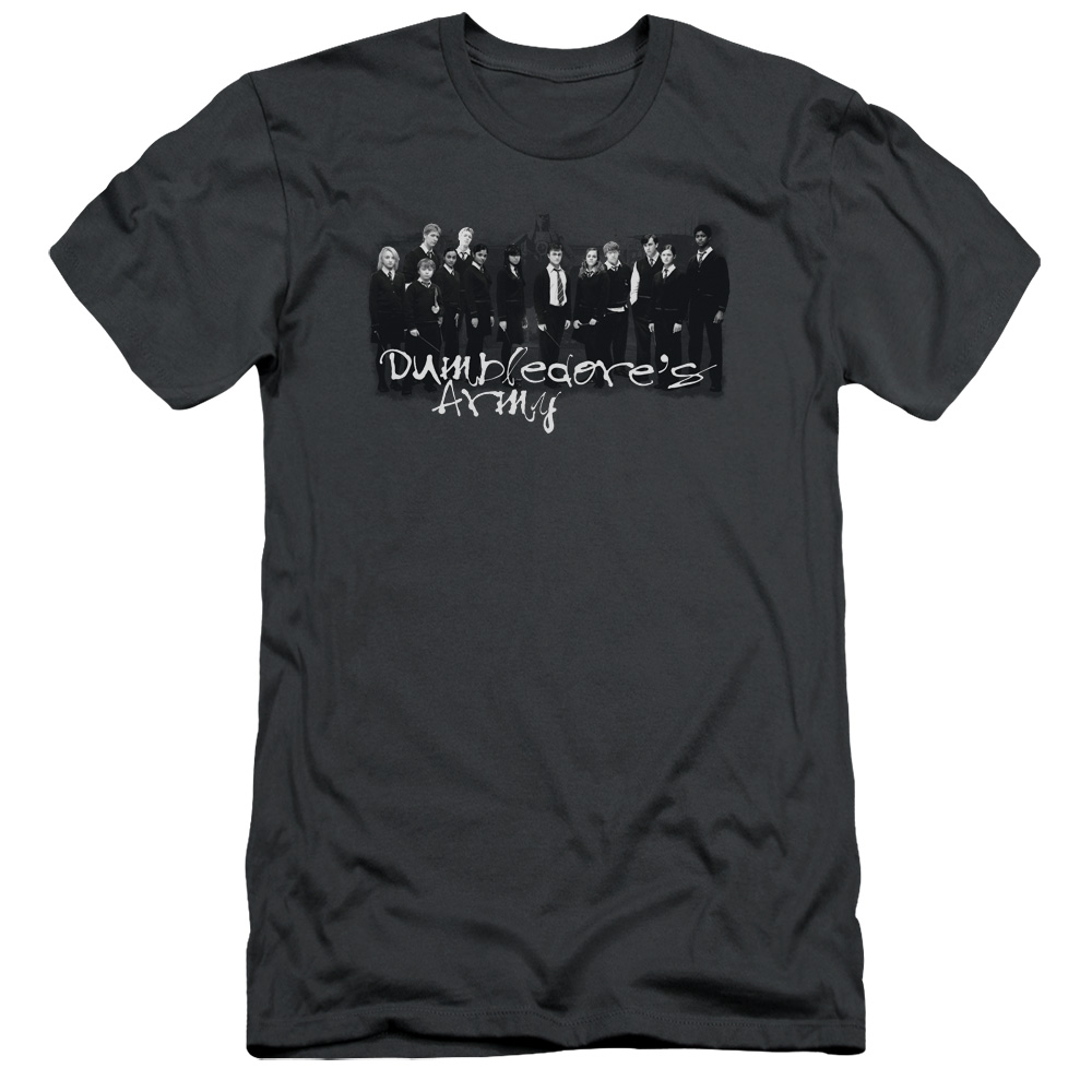 HP5004-PSF-3 Harry Potter & The Order of Phoenix-DA Squad-HBO Short Sleeve Adult 30-1 T-Shirt, Charcoal - Large