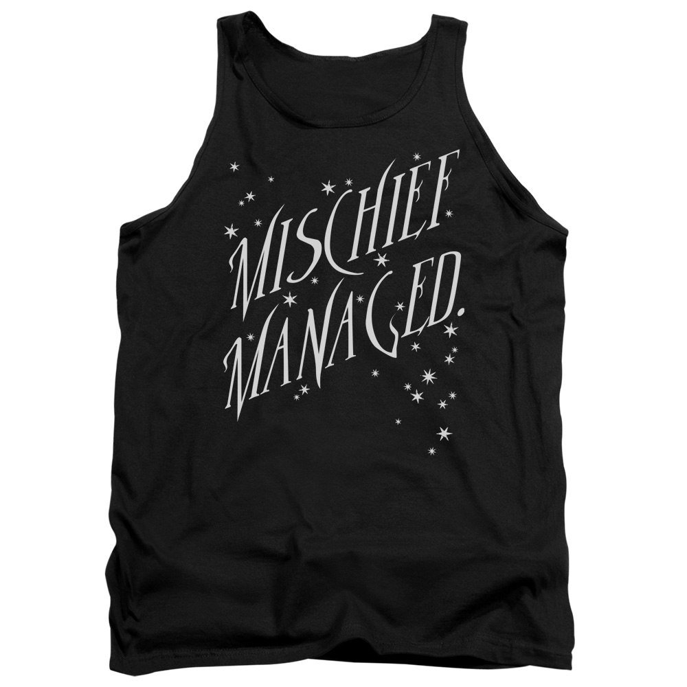 Harry Potter & Mischief Managed 4 Adult Tank Top, Black - Medium