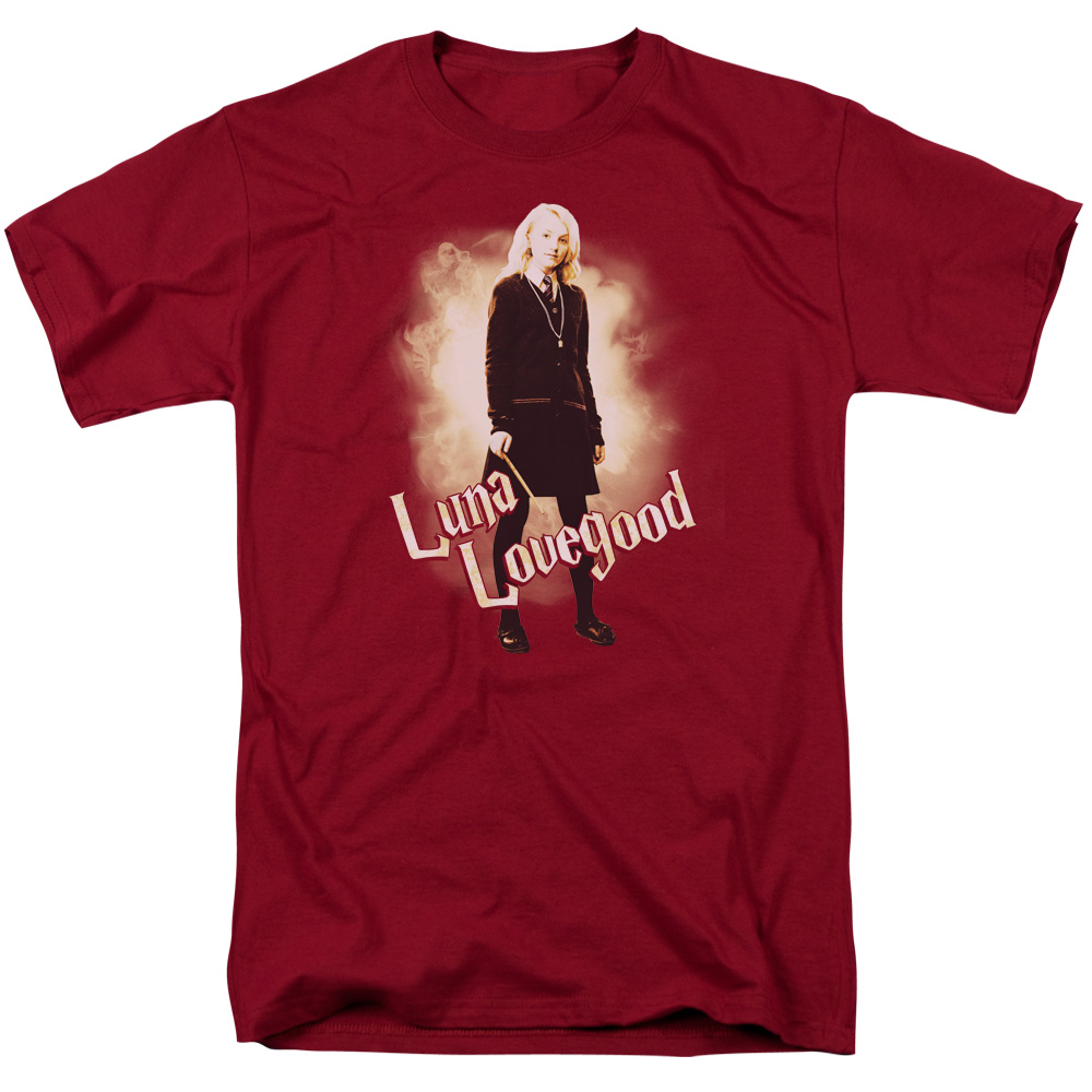 HP8033-AT-6 Harry Potter & Luna Full Body Short Sleeve Adult 18-1 T-Shirt, Cardinal - 3X -  Trevco