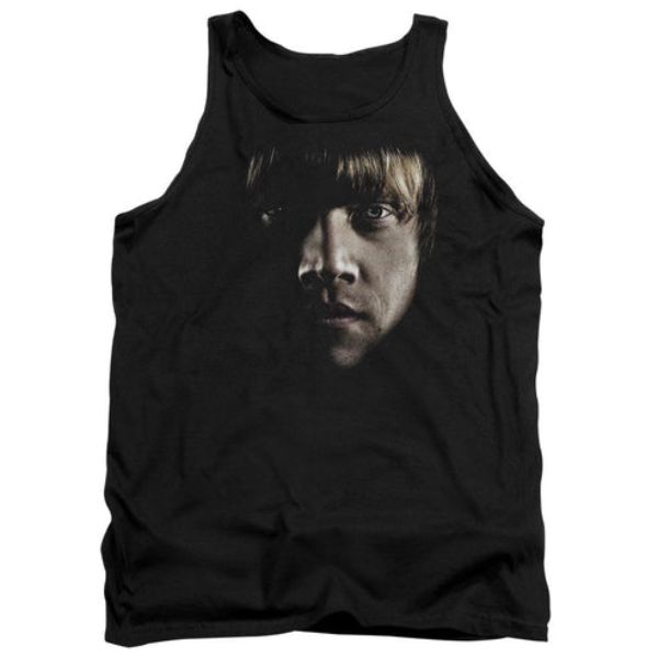 Harry Potter & Ron Poster Head-Adult Tank Top, Black - Small