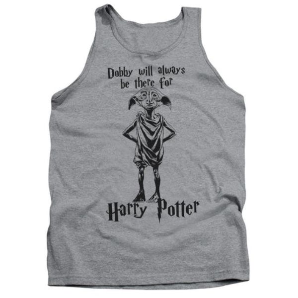 Harry Potter & Always Be There-Adult Tank Top, Athletic Heather - Medium