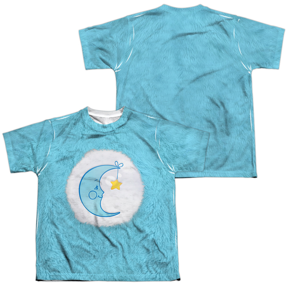 CBR282FB-YTPP-4 Care Bears Bedtime Bear Youth Short Sleeve T-Shirt, White - Extra Large