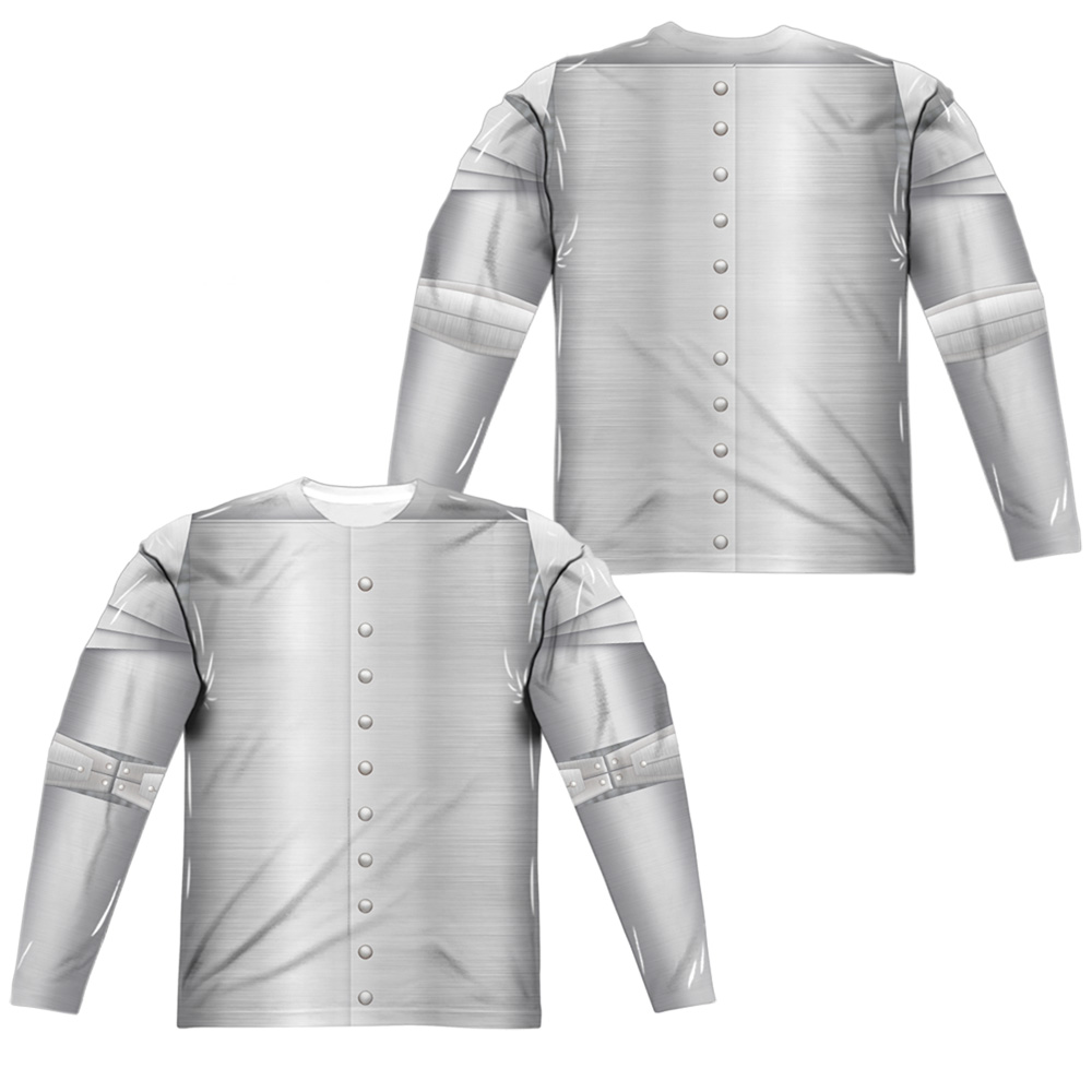 Wizard of Oz Tin Man Long Sleeve T-Shirt - White - 3X - Polyester Blend