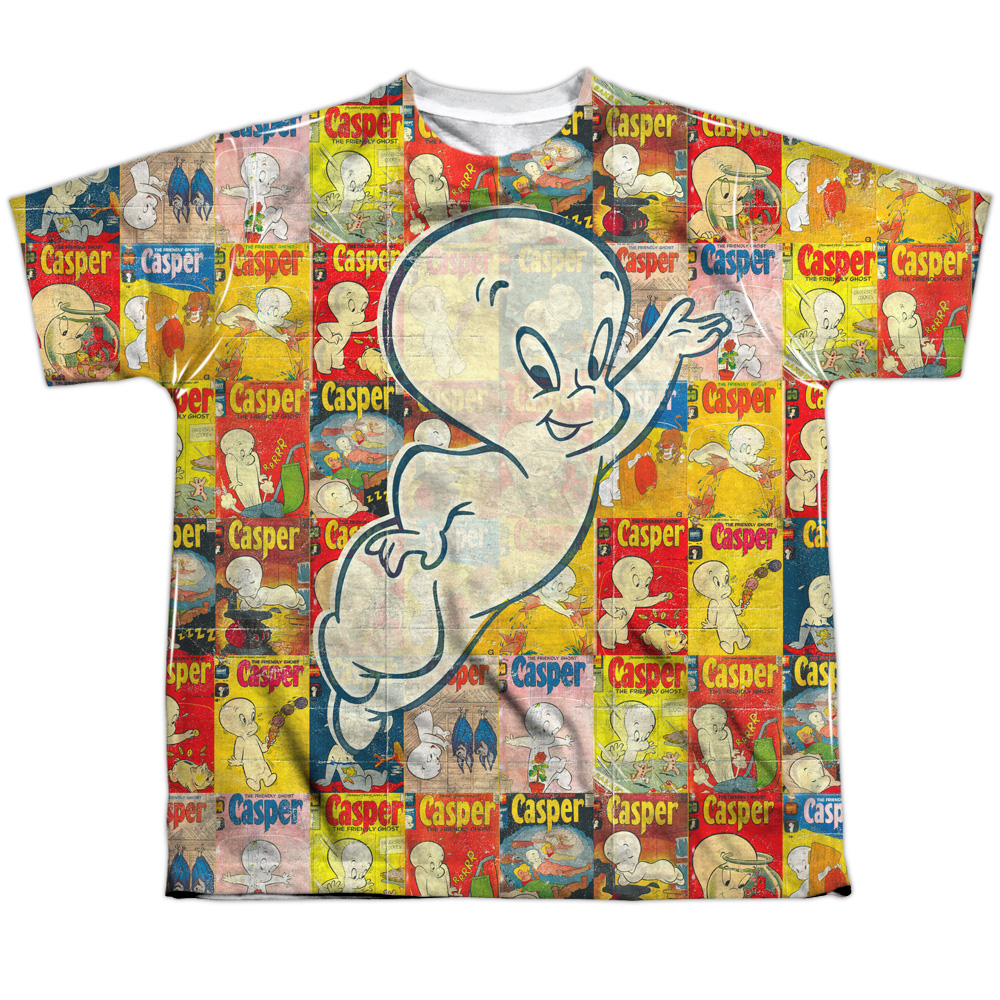 DRM221-YTPP-4 Casper Covered Youth Short Sleeve T-Shirt, White - Extra Large