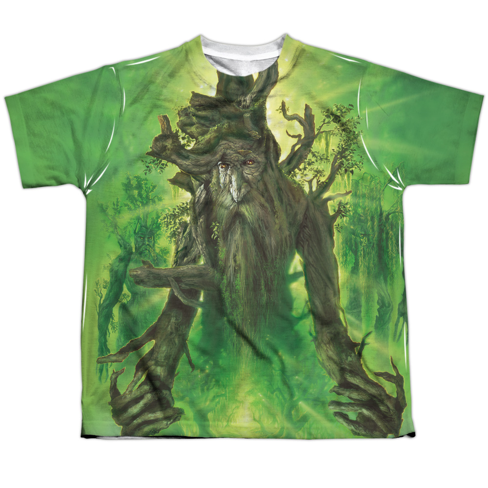 LOR3022-YTPP-4 Lord Treebeard Youth Short Sleeve T-Shirt, White - Extra Large