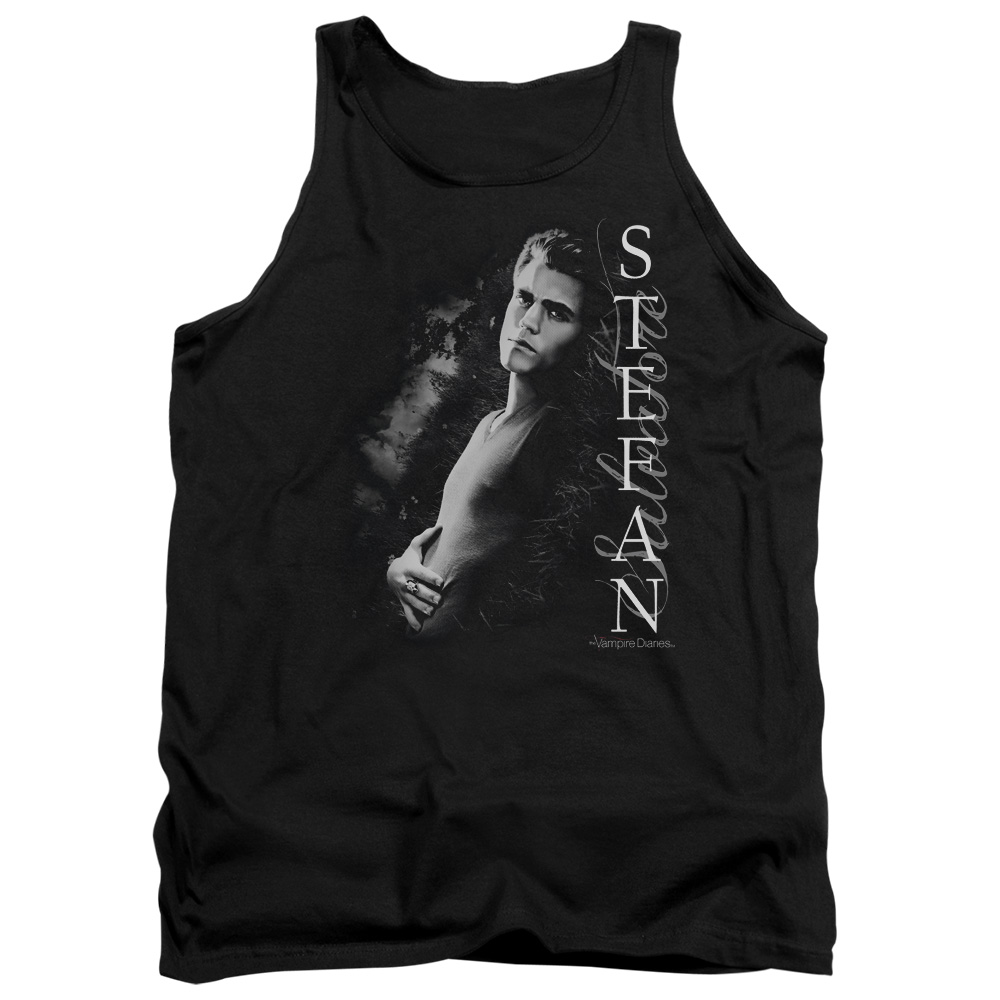 WBT453-TK-2 Vampire Diaries Next To Me Adult Tank Top, Black - Medium