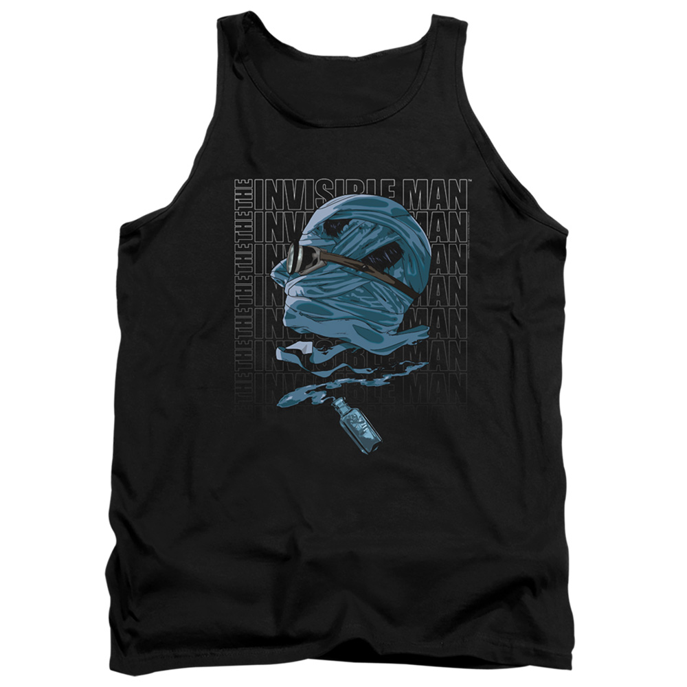 UNI1360-TK-3 Universal Monsters Disappear Adult Tank Top, Black - Large