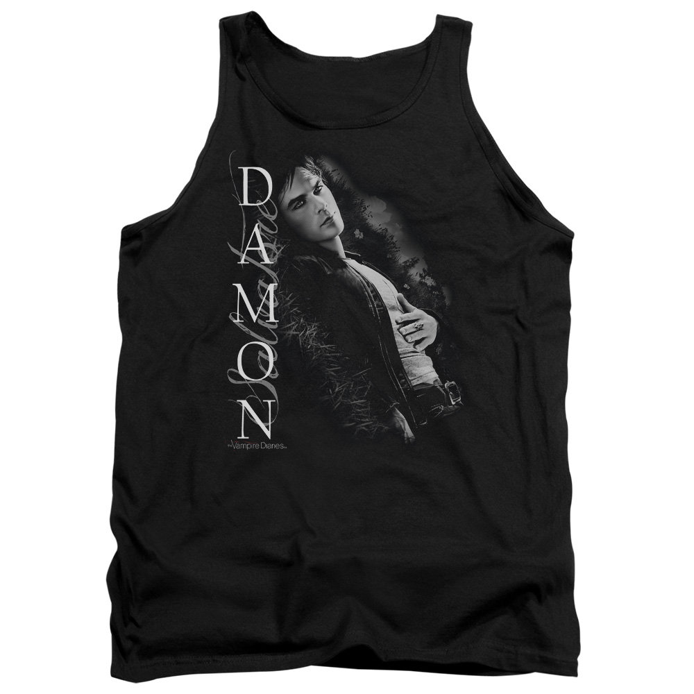 WBT452-TK-2 Vampire Diaries Besides Me Adult Tank Top, Black - Medium