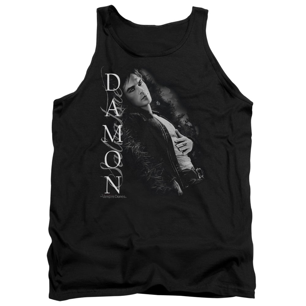 WBT452-TK-3 Vampire Diaries Besides Me Adult Tank Top, Black - Large