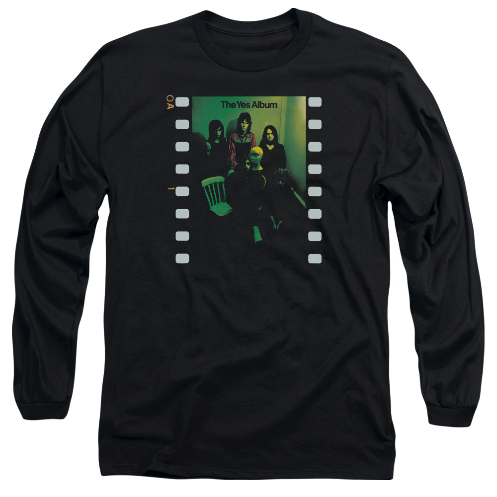 YES103-AL-3 Yes Album Adult Long Sleeve T-Shirt, Black - Large