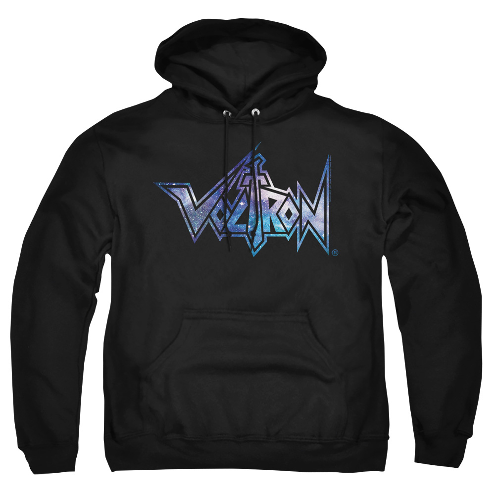 DRM250-AFTH-7 Voltron Space Logo Adult Pullover Hoodie, Black - 4X