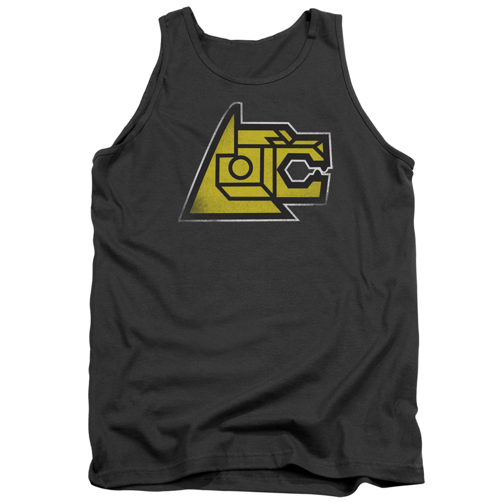 DRM254-TK-2 Voltron Lion Symbol Adult Tank Top, Charcoal - Medium