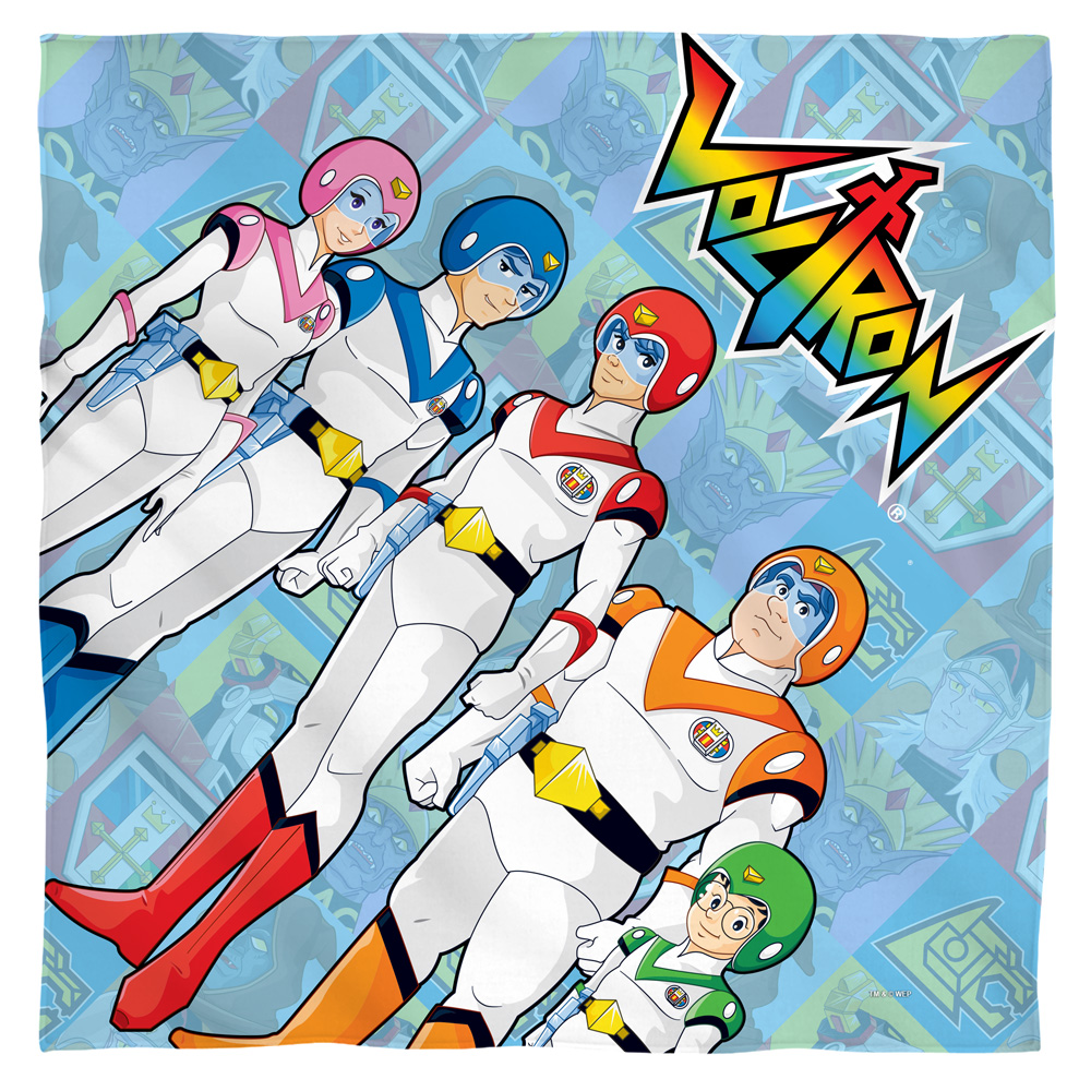 DRM281-BND1-0 22 x 22 in. Voltron Team Bandana, White
