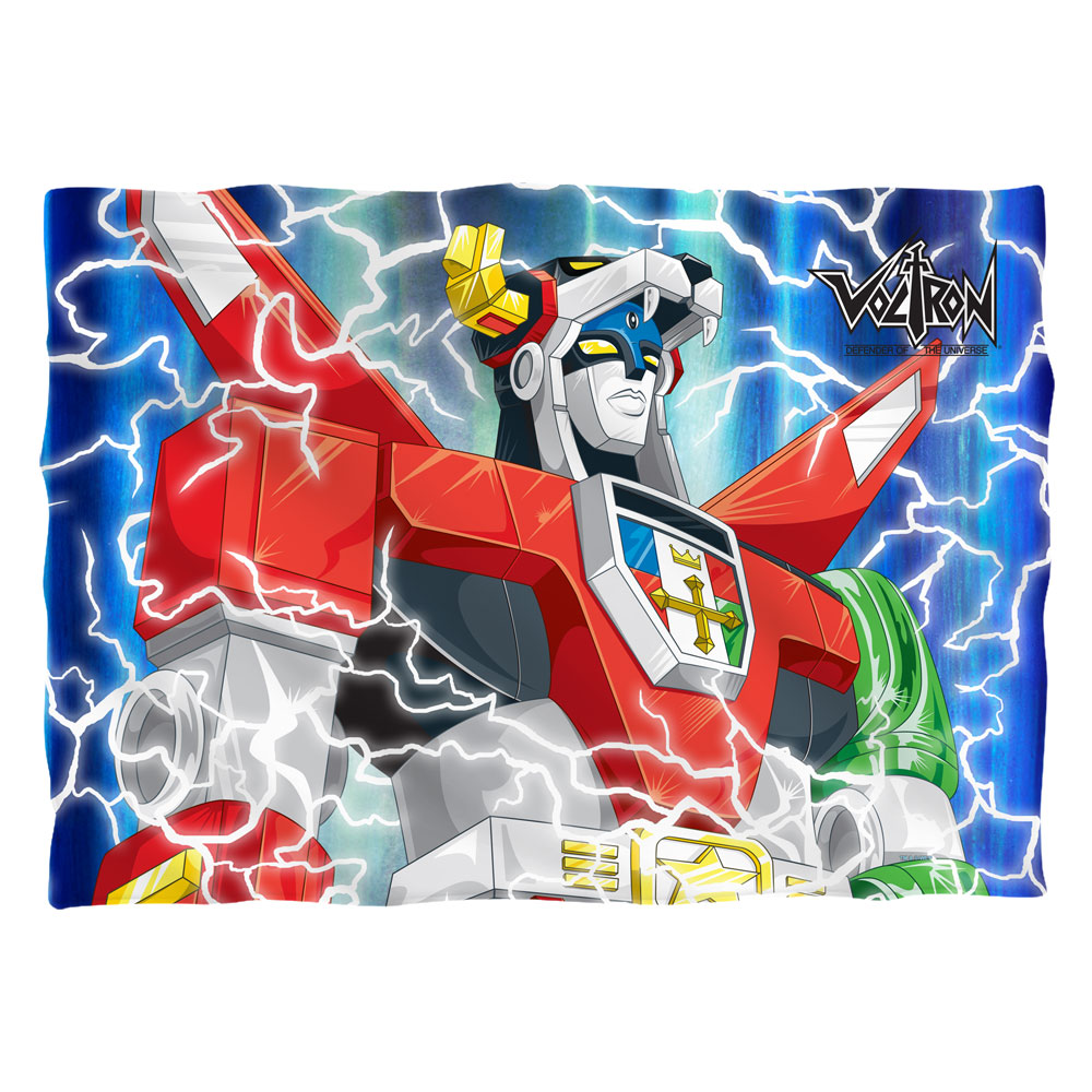DRM283-PLO1-0 20 x 28 in. Voltron Lightning Combine Pillow Case, White