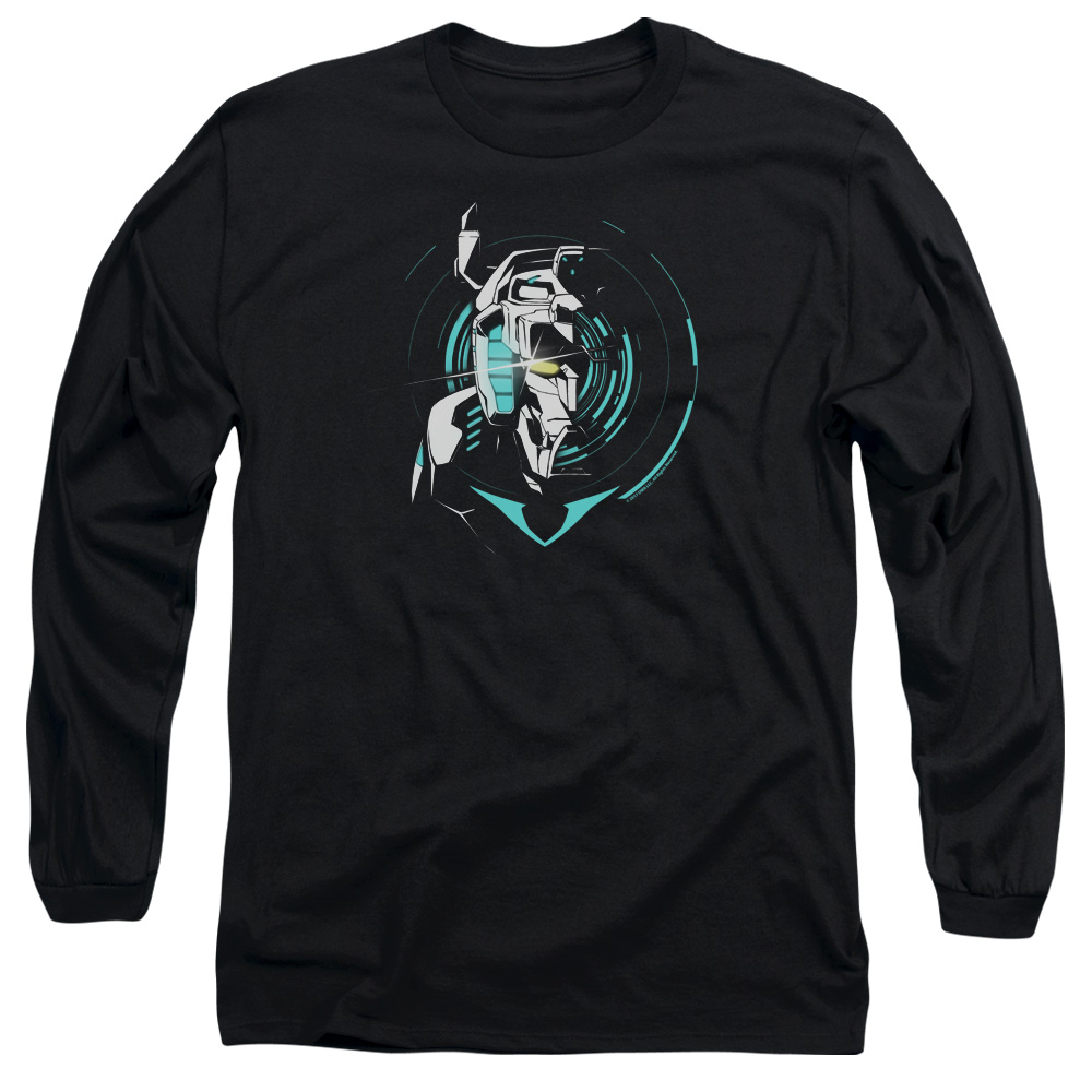 DRM322-AL-2 Voltron Defender Noir Adult Long Sleeve T-Shirt, Black - Medium