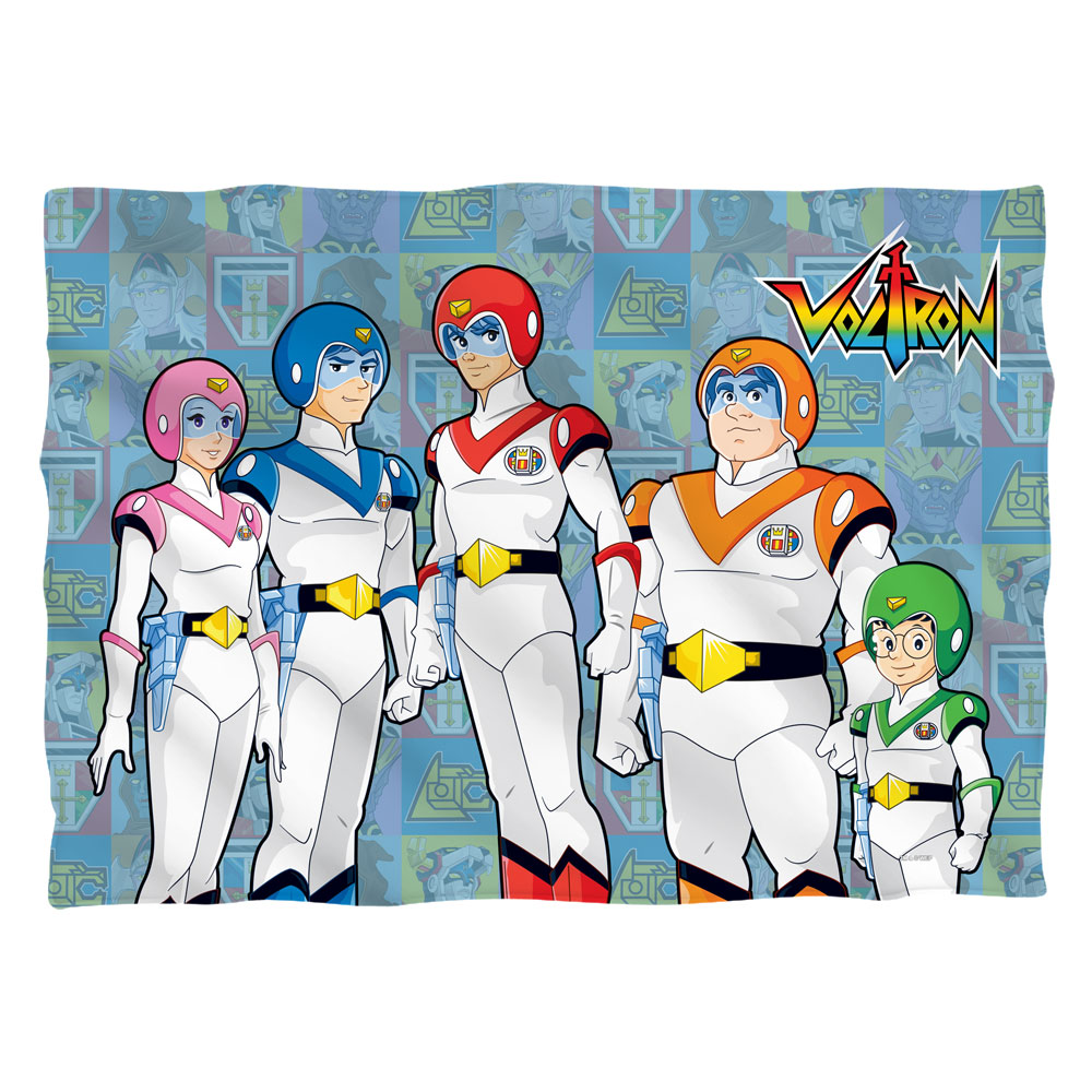 DRM281-PLO1-0 20 x 28 in. Voltron Team Pillow Case, White