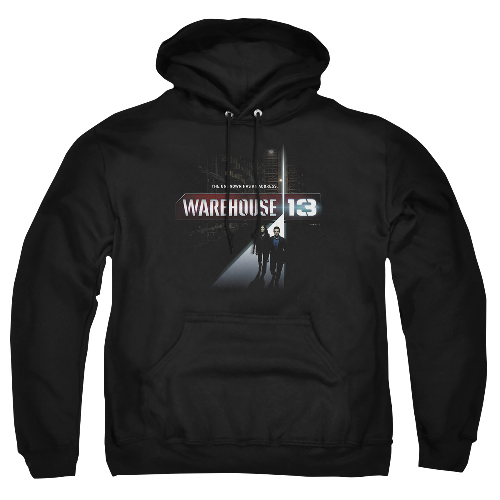 NBC125-AFTH-7 Warehouse 13 The Unknown Adult Pullover Hoodie, Black - 4X