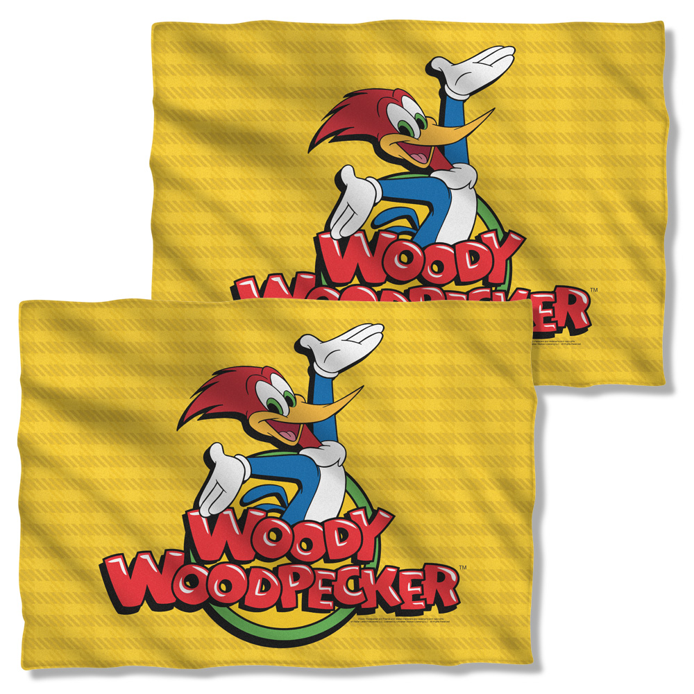 UNI814FB-PLO1-0 20 x 28 in. Woody Woodpecker Woody Pillow Case, White