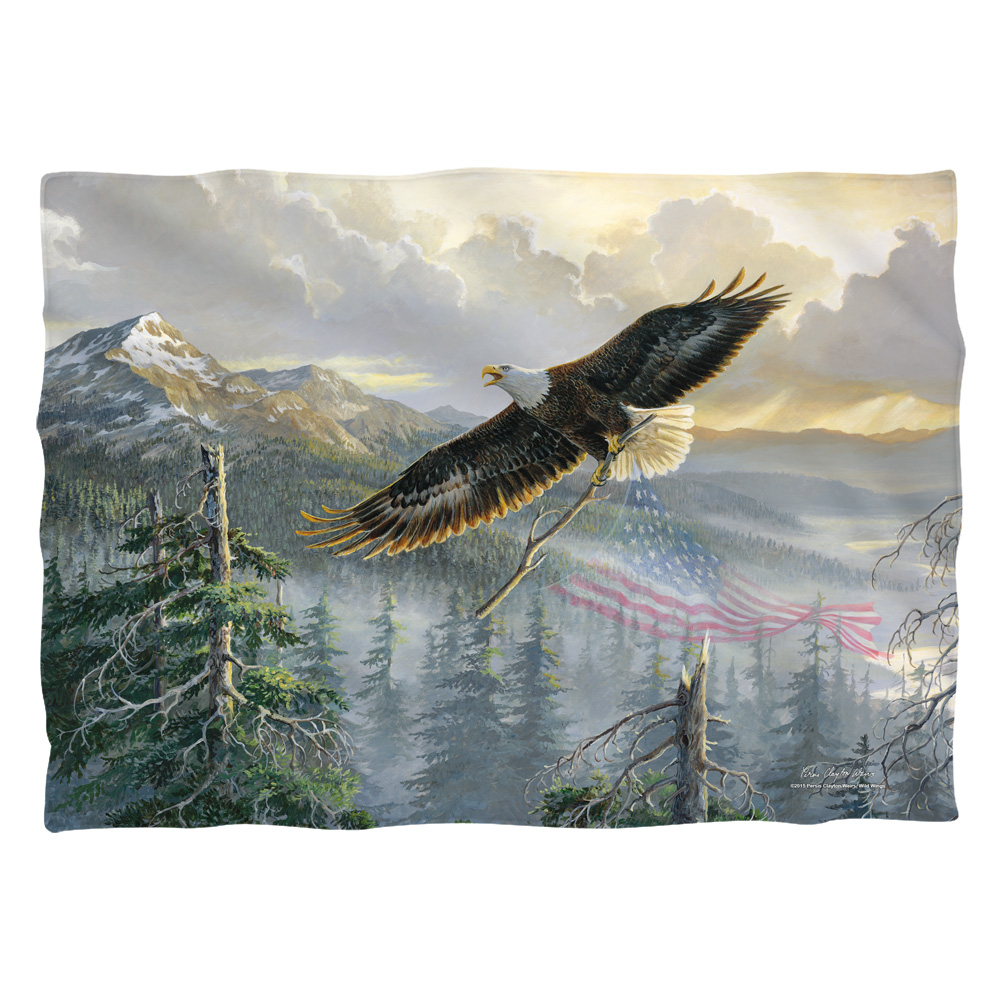 WW369-PLO1-0 20 x 28 in. Wild Wings Rebuilding America 2 Pillow Case, White