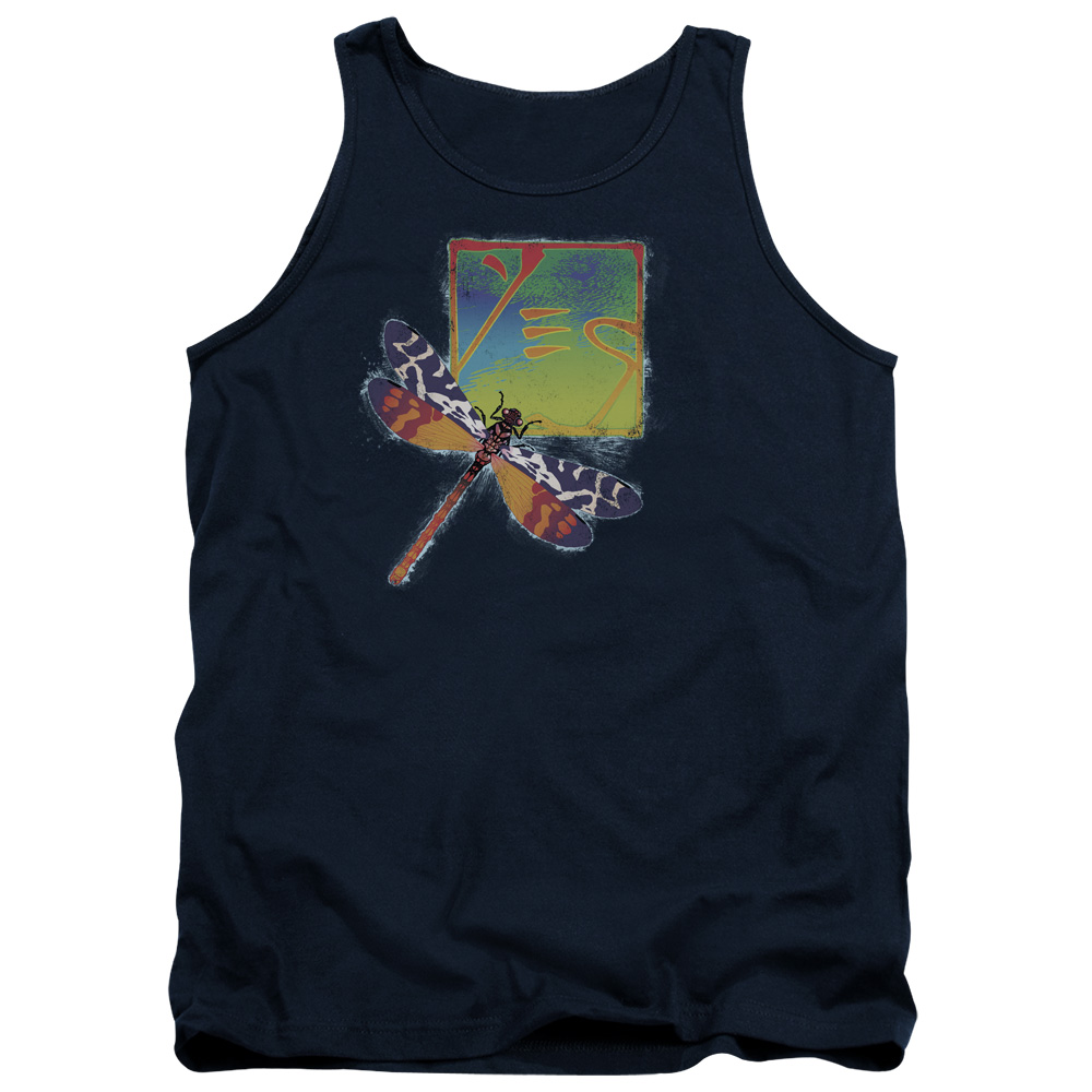 YES109-TK-1 Yes Dragonfly Adult Tank Top, Navy - Small