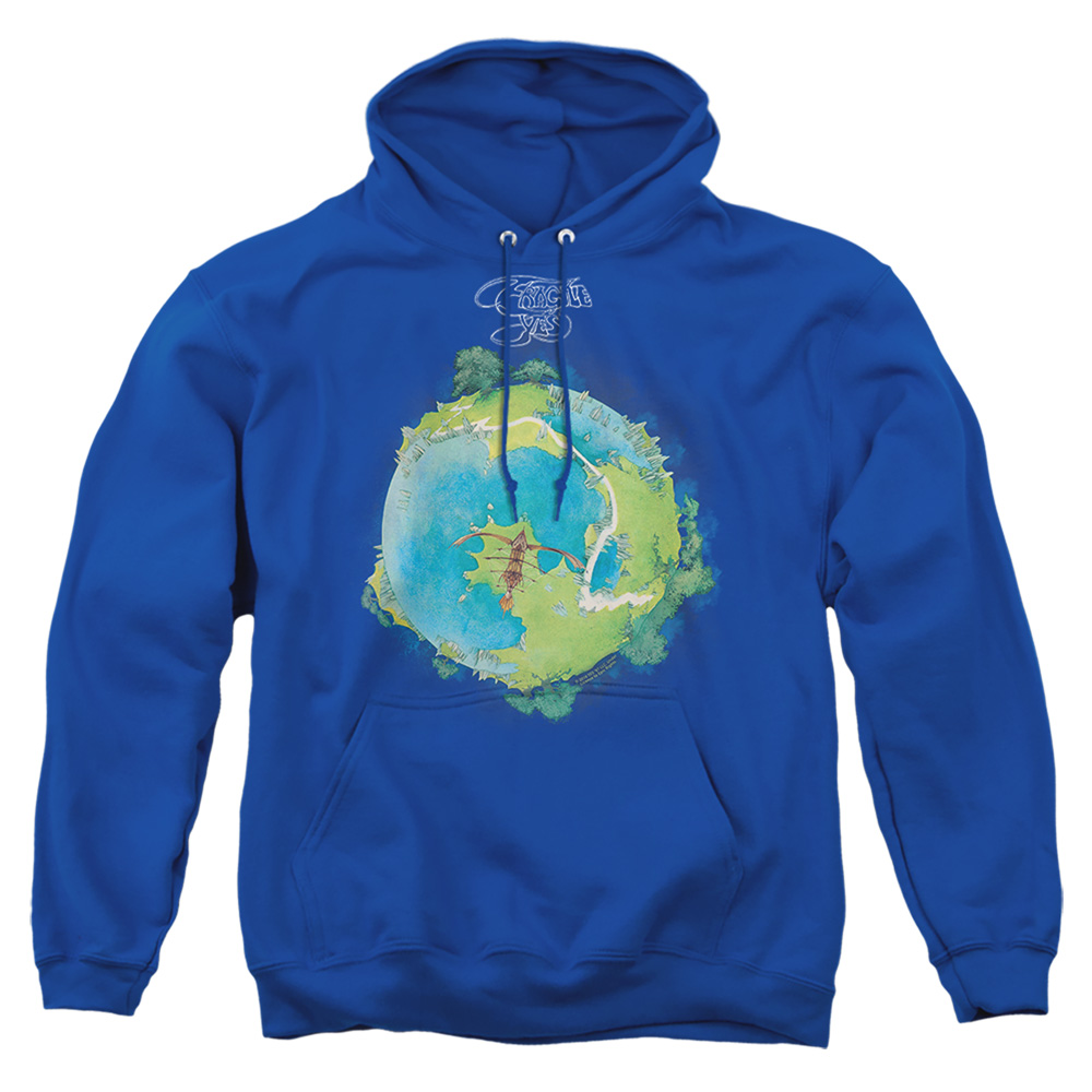 YES105-AFTH-4 Yes Fragile Cover Adult Pullover Hoodie, Royal - Extra Large