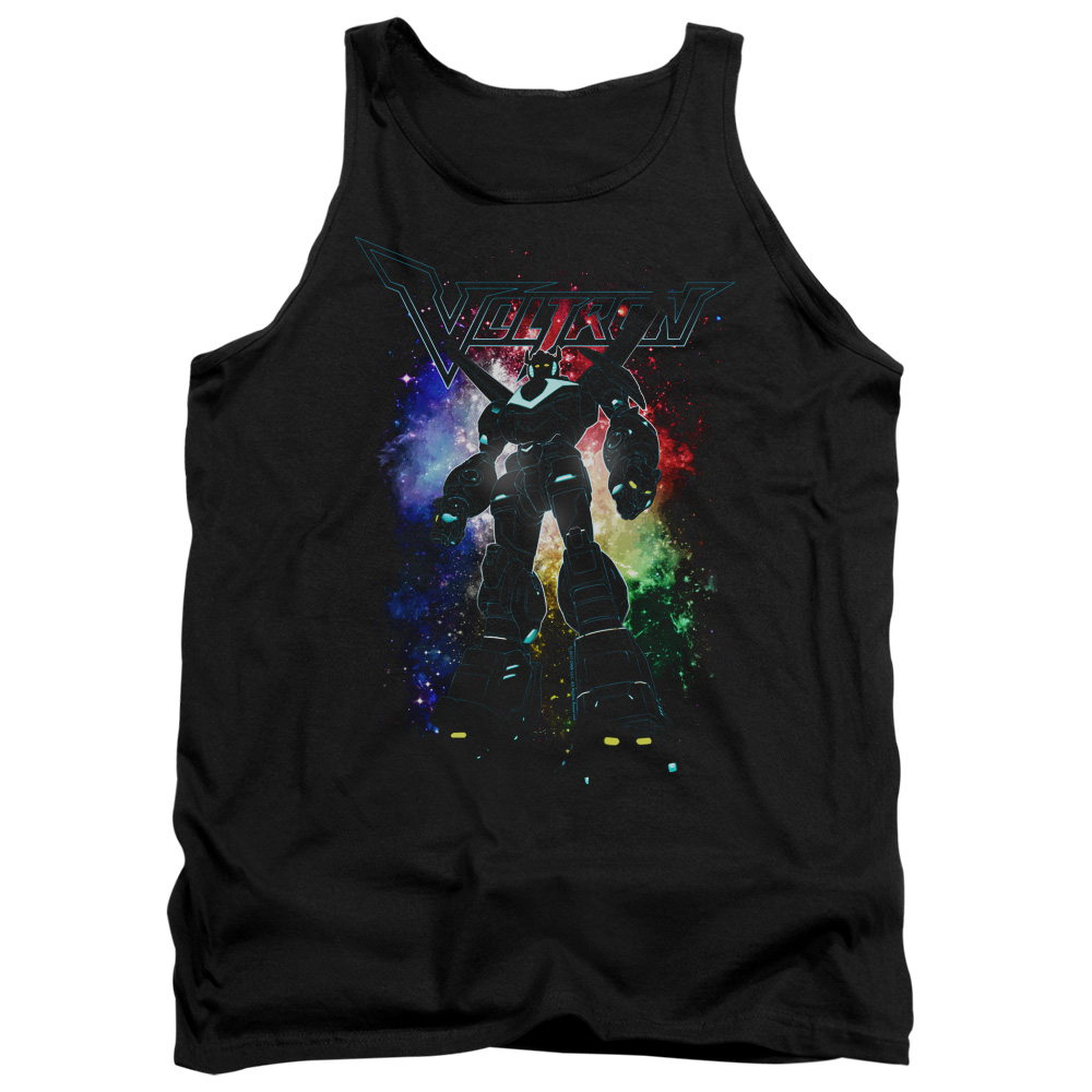 DRM330-TK-3 Voltron Galactic Defender Adult Tank Top, Black - Large