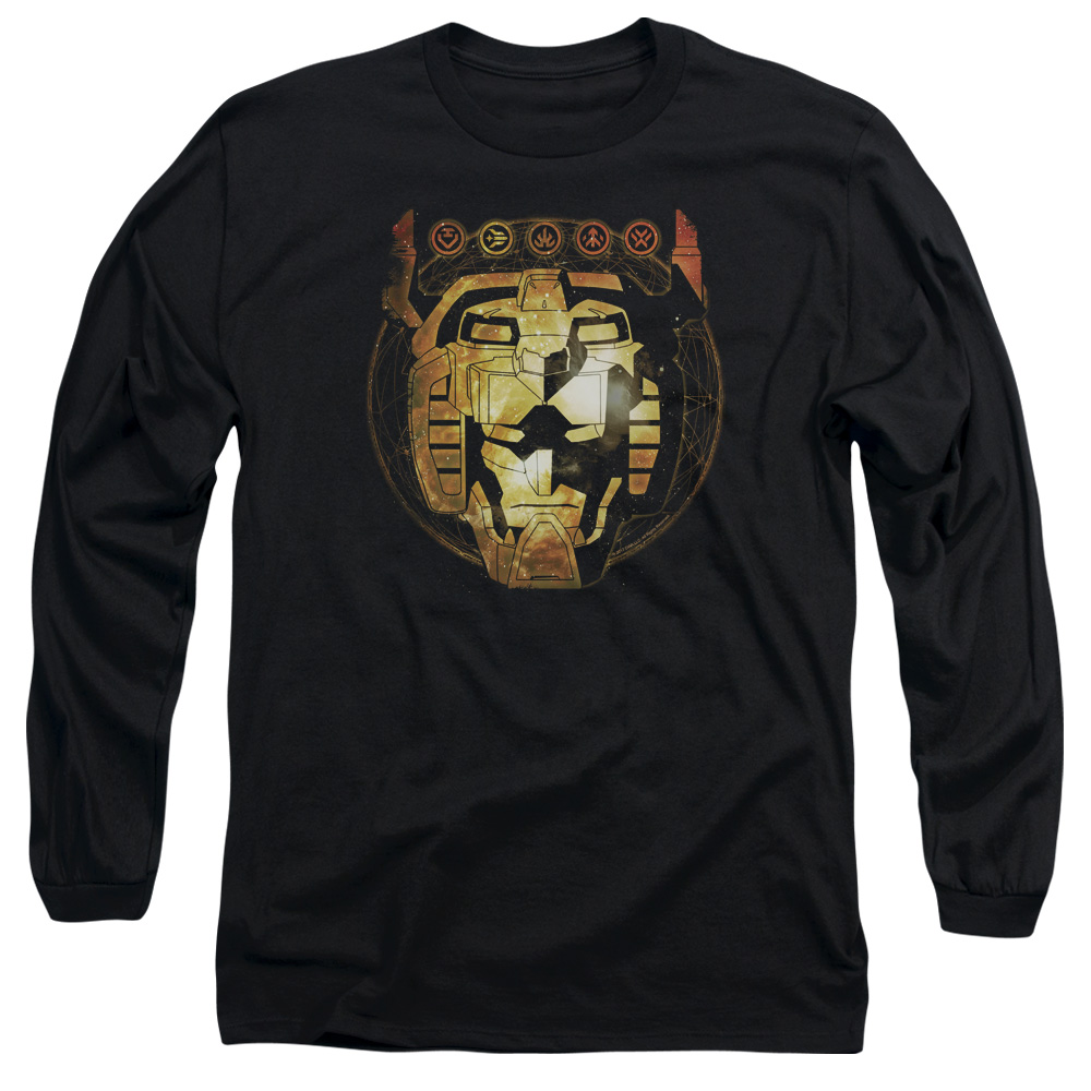 DRM332-AL-2 Voltron Head Space Adult Long Sleeve T-Shirt, Black - Medium