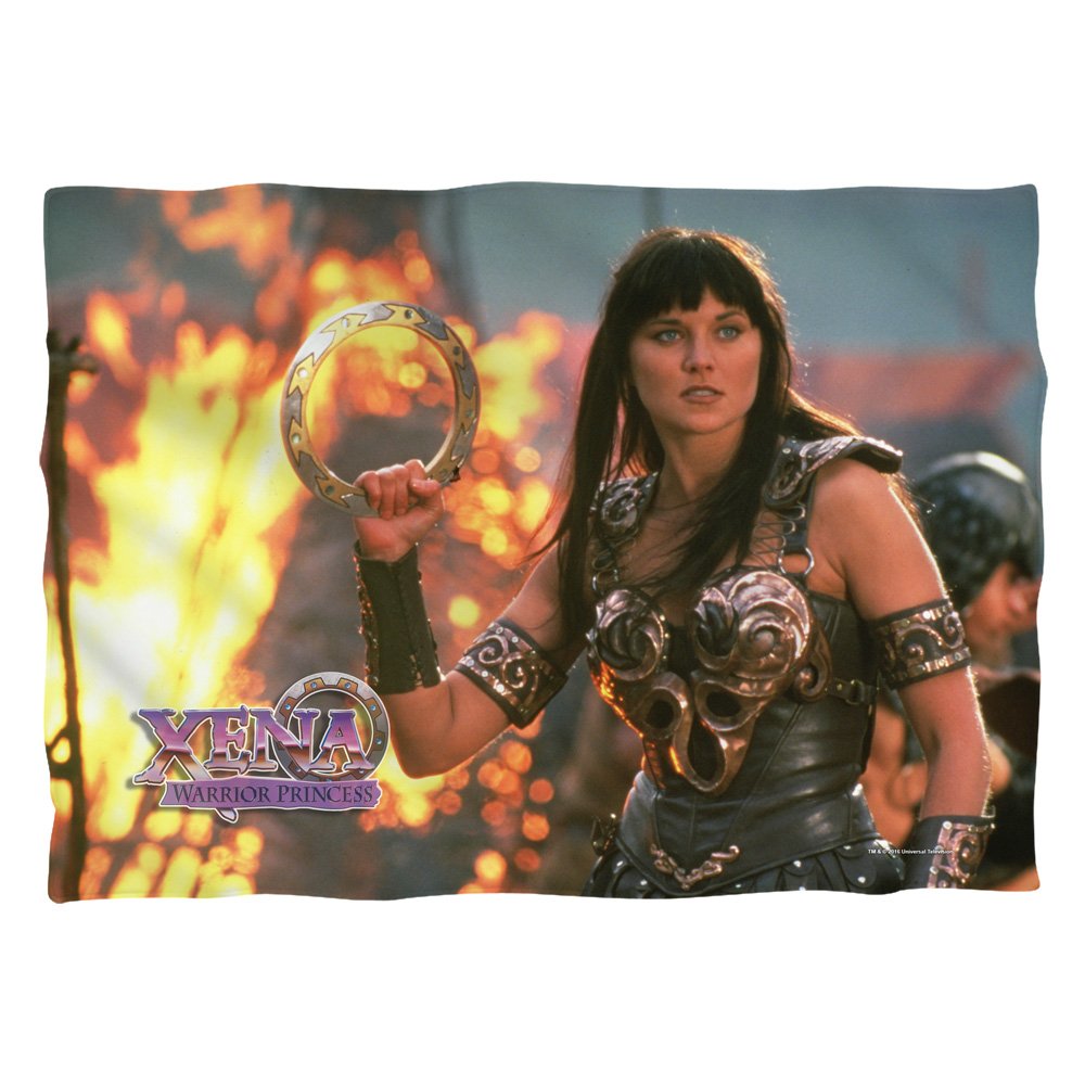NBC974-PLO1-0 20 x 28 in. Xena Chakram Pillow Case, White