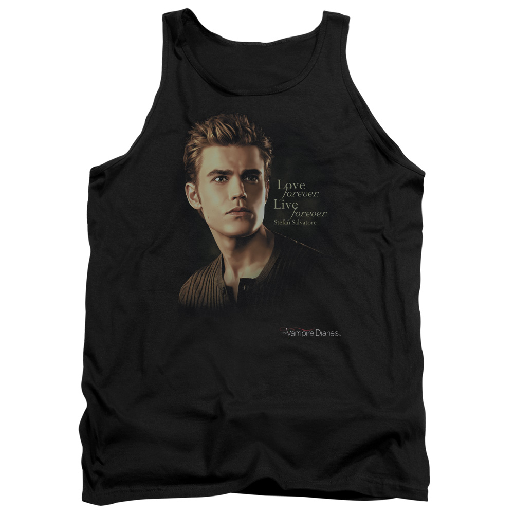 WBT450-TK-2 Vampire Diaries Forever Adult Tank Top, Black - Medium