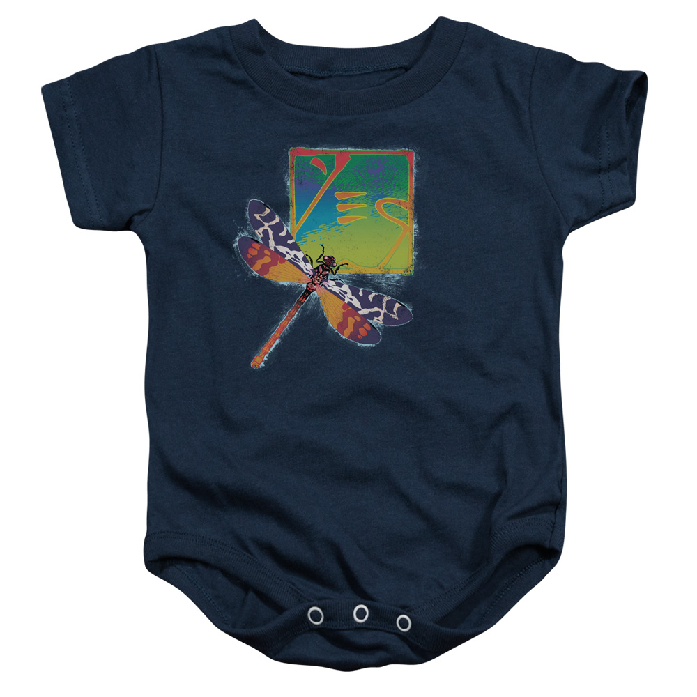 YES109-SS-2 Yes Dragonfly Infant Snapsuit, Navy - Medium - 12 Month