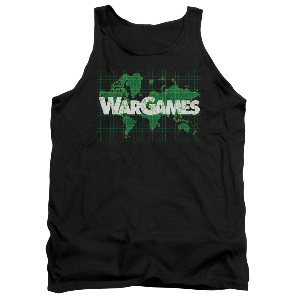 MGM309-TK-2 Wargames Game Board Adult Tank Top, Black - Medium
