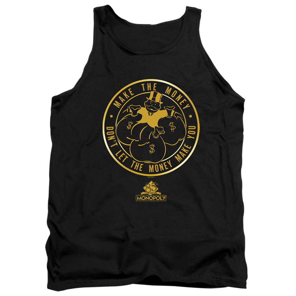HBRO398-TK-1 Monopoly Make Adult Tank Top, Black - Small