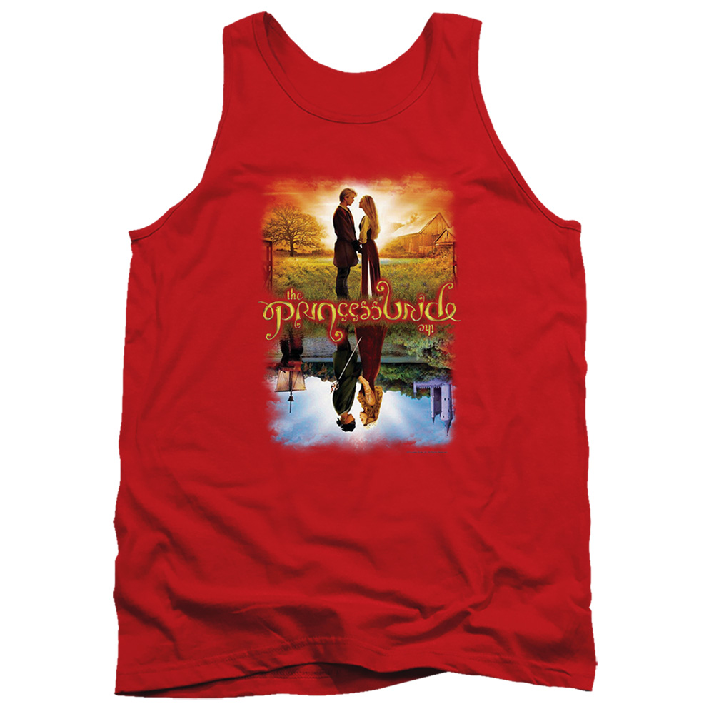 PB100E-TK-2 Princess Bride Poster Adult Tank Top, Red - Medium