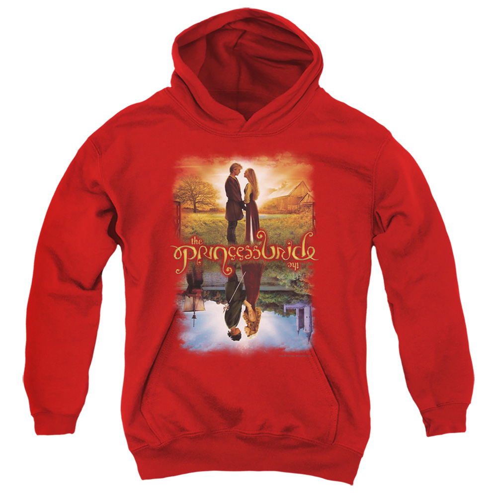 PB100E-YFTH-2 Princess Bride Poster Youth Hooded Sweatshirt, Red - Medium