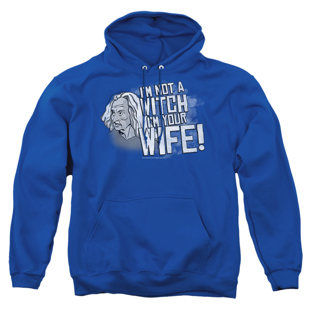 PB115J-AFTH-4 PB & Not A Witch Adult Pullover Hoodie, Royal - Extra Large