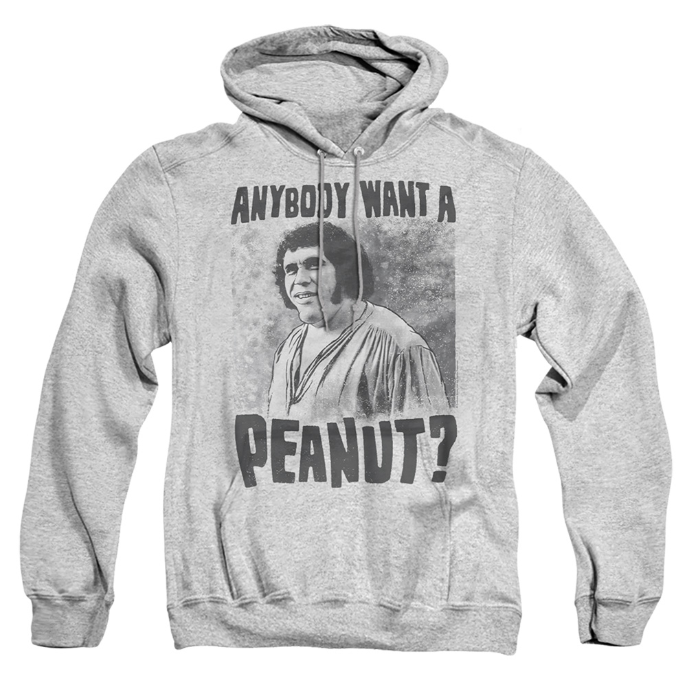 PB113G-AFTH-3 PB & A Giant Snack Adult Pullover Hoodie, Athletic Heather - Large