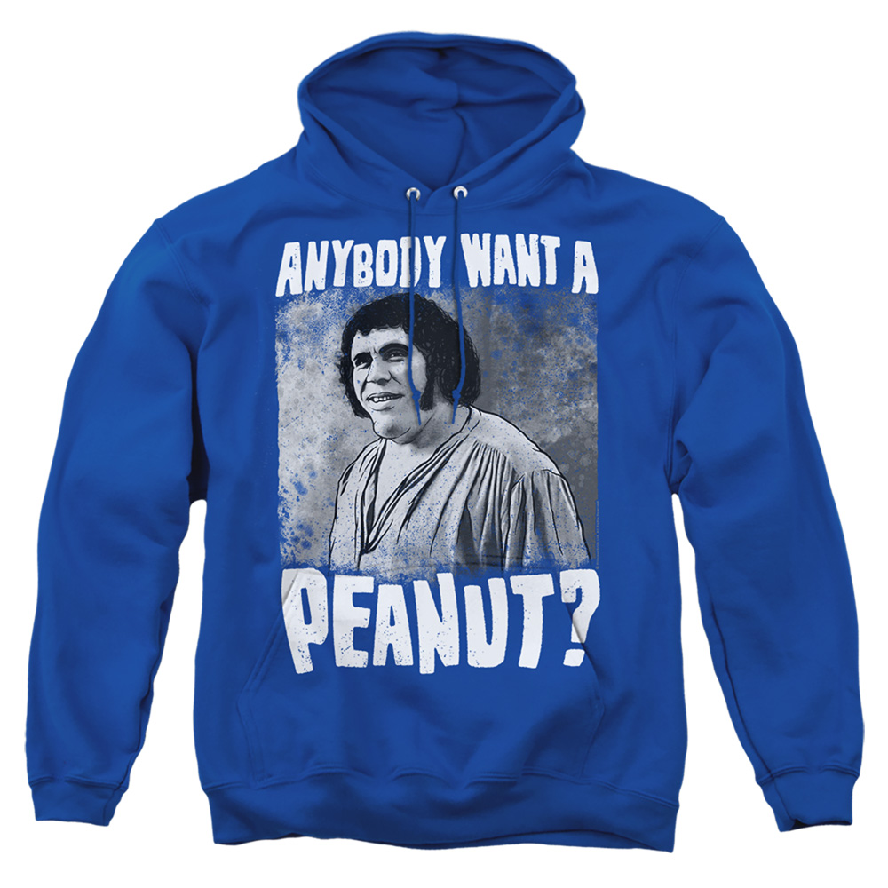 PB113J-AFTH-2 PB & A Giant Snack Adult Pullover Hoodie, Royal - Medium