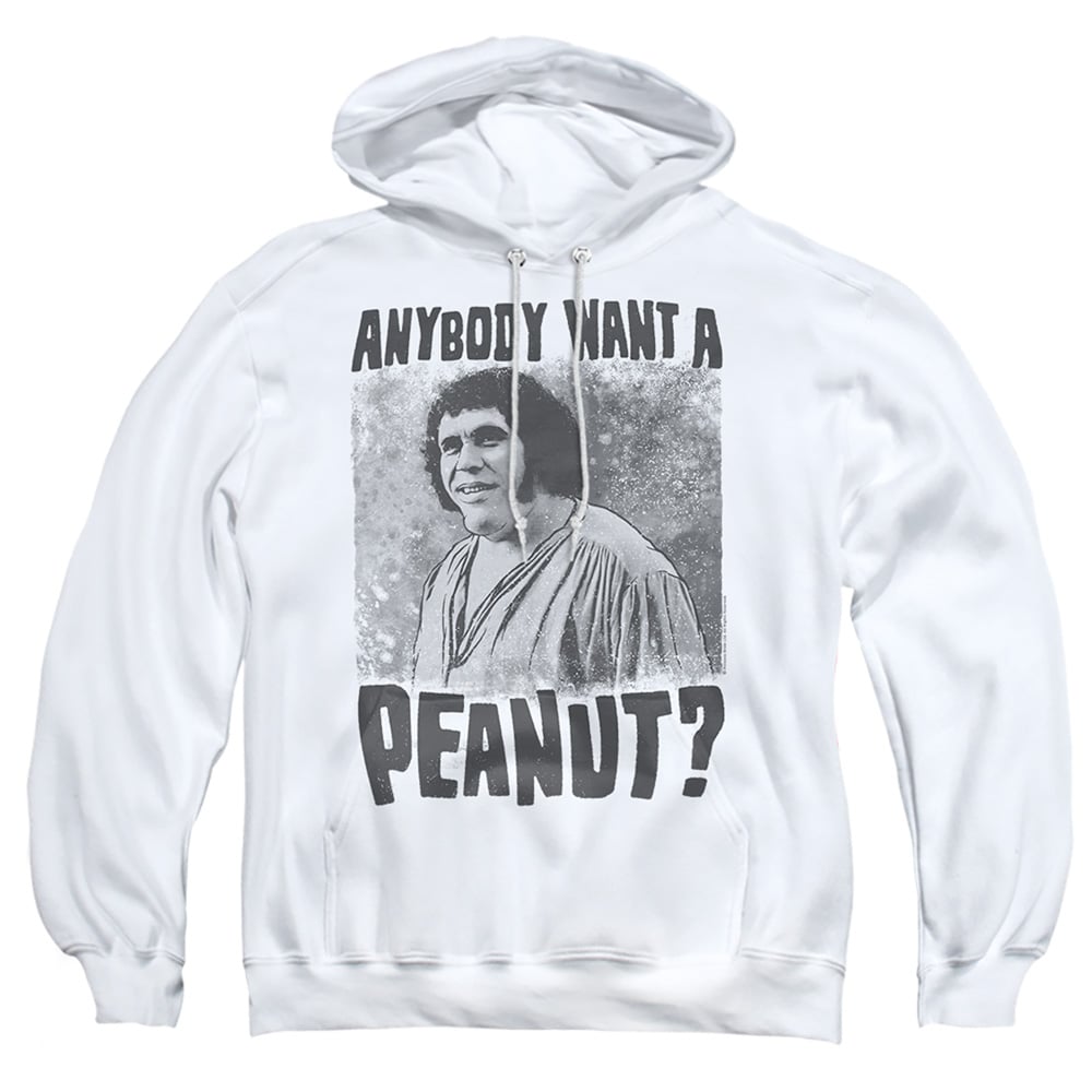 PB113M-AFTH-2 Princess Bride A Giant Snack Adult Pullover Hoodie, White - Medium