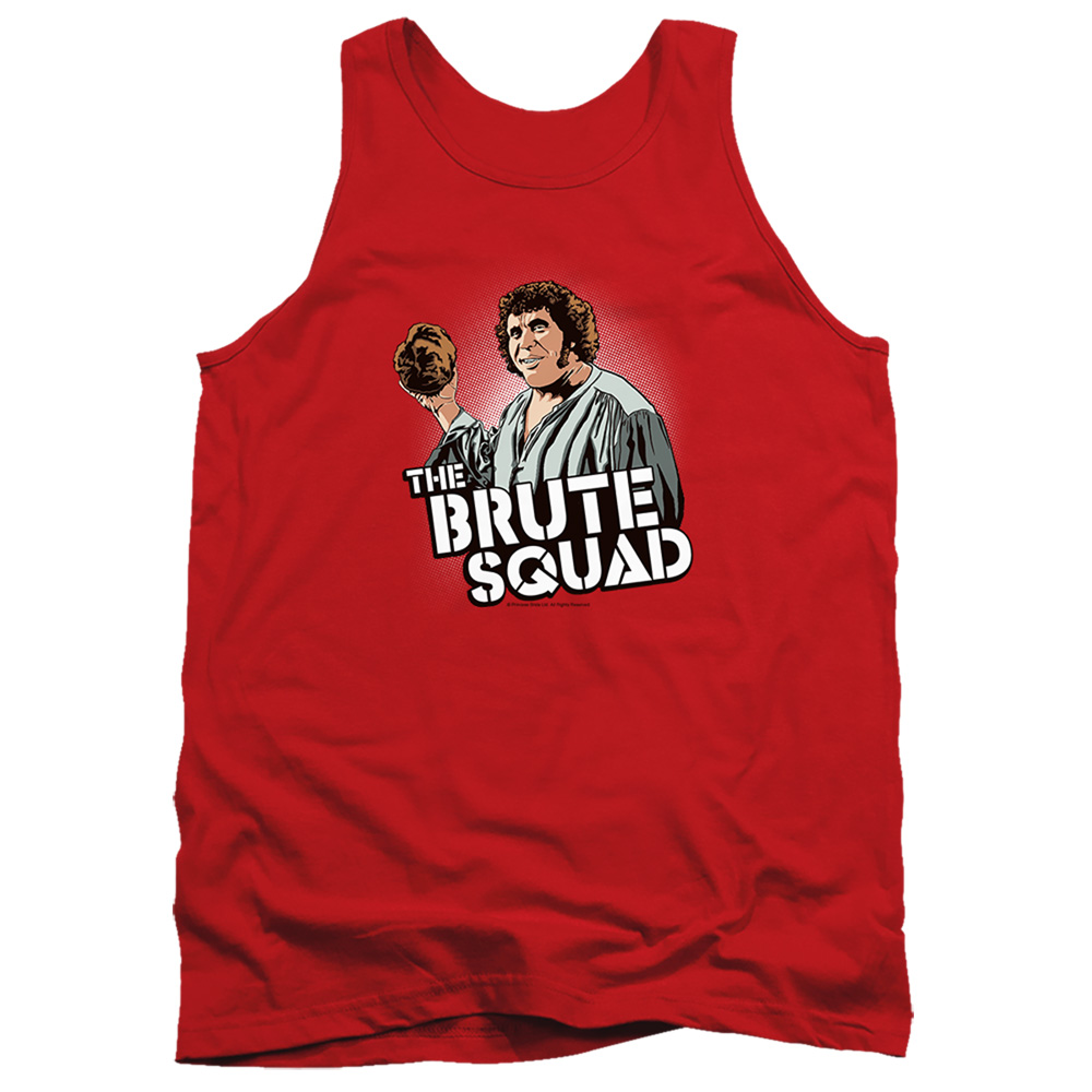 PB114D-TK-5 PB & Brute Squad Adult Tank Top, Red - 2X