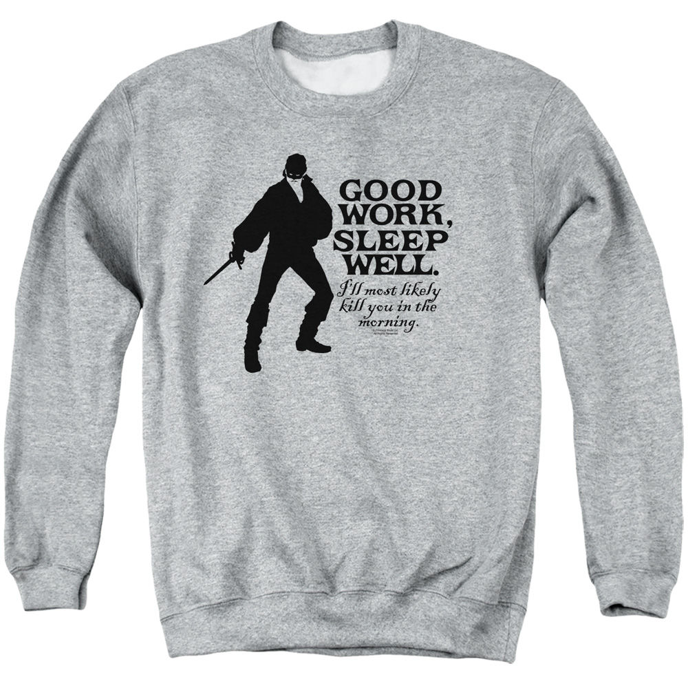 PB117G-AS-2 PB & Good Work Adult Crewneck Sweatshirt, Athletic Heather - Medium