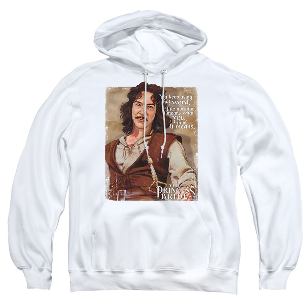 PB159B-AFTH-6 PB & Word Adult Pullover Hoodie, White - 3X