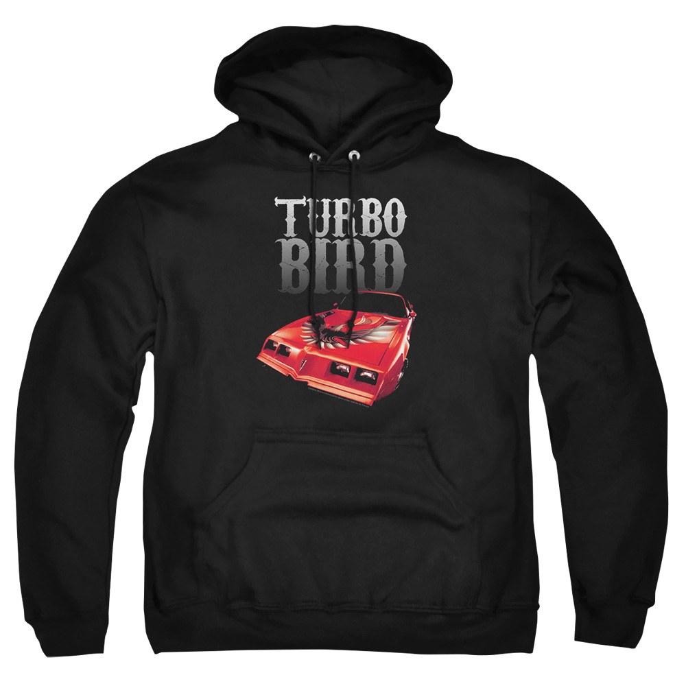 PTC104-AFTH-2 Pontiac Turbo Bird Adult Pullover Hoodie, Black - Medium