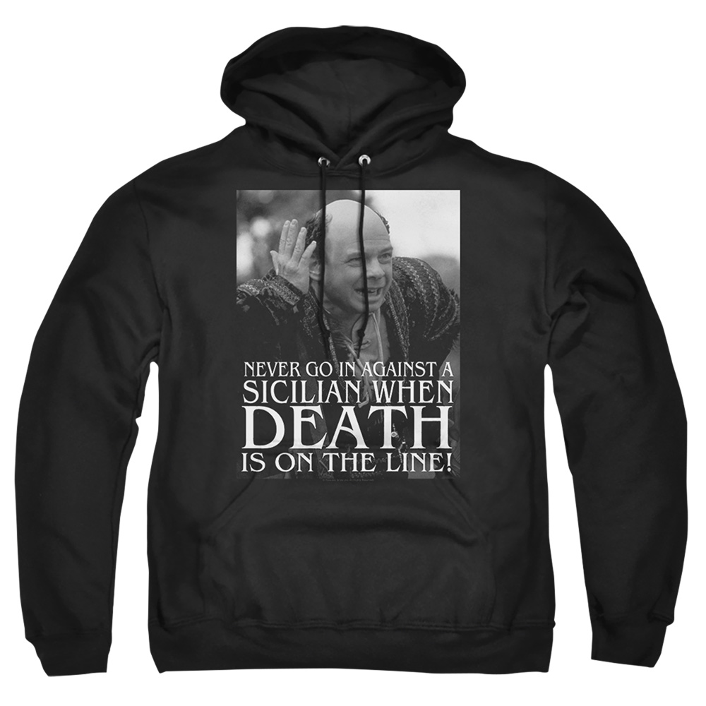 PB157B-AFTH-2 PB & Sicilian Adult Pullover Hoodie, Black - Medium