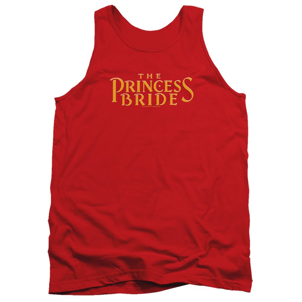 PB104E-TK-1 Princess Bride Logo Adult Tank Top, Red - Small